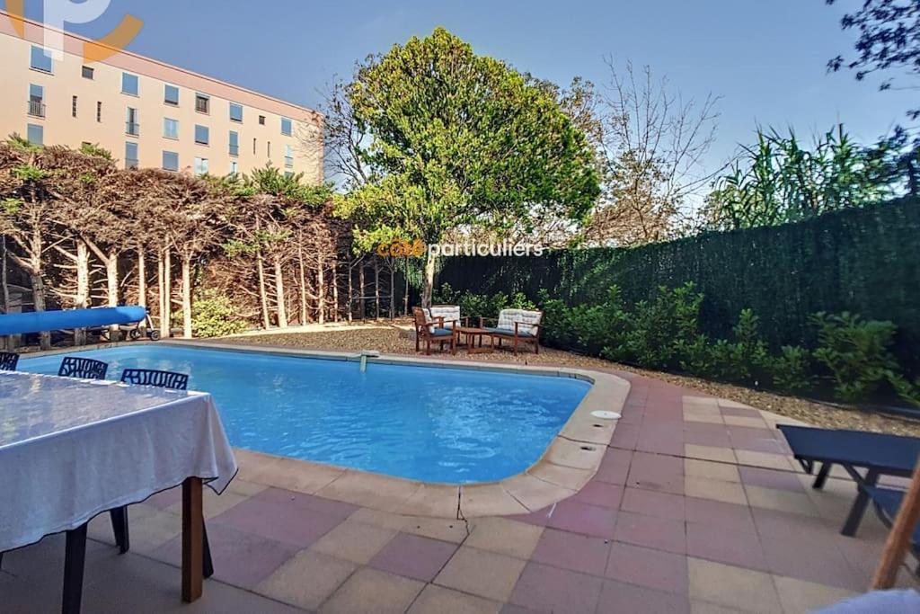 Villa Perpignan Avec Piscine - Route Des Plages Bagian luar foto